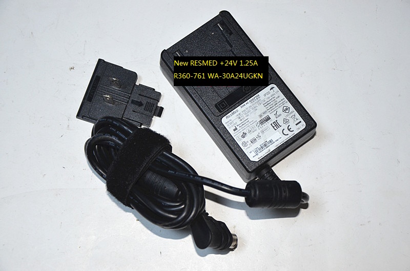 New R360-761 POWER SUPPLY RESMED +24V 1.25A WA-30A24UGKN AC/DC ADAPTER